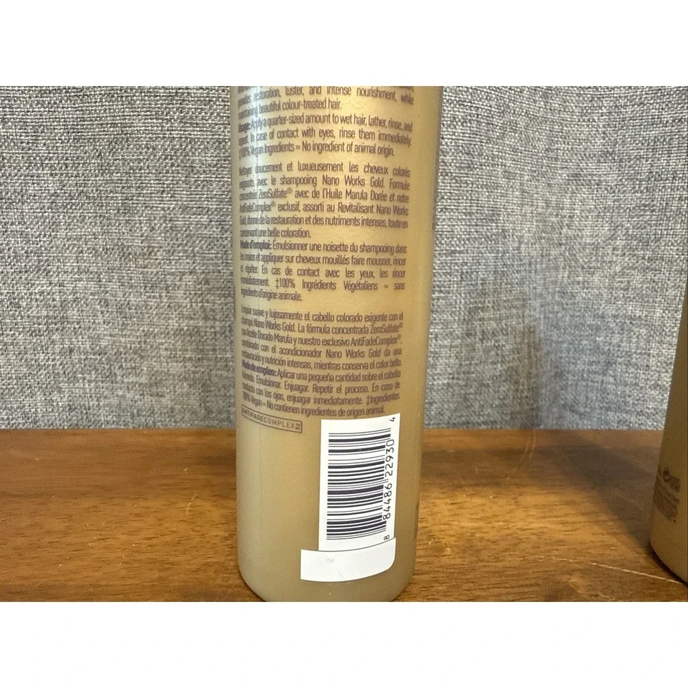 Pureology Nano Works Gold Duo Shampoo & Conditioner 6.8oz Each